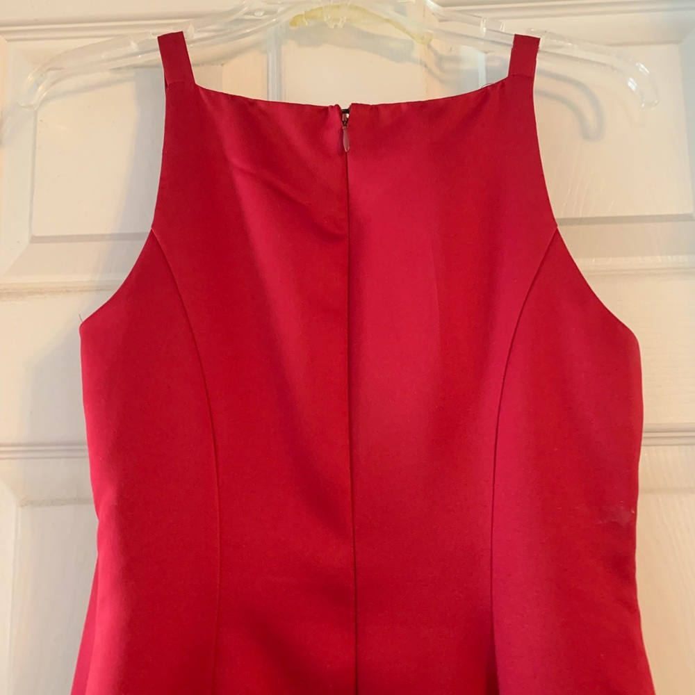 BETSY & ADAM red formal prom dress - Picture 3 of 6